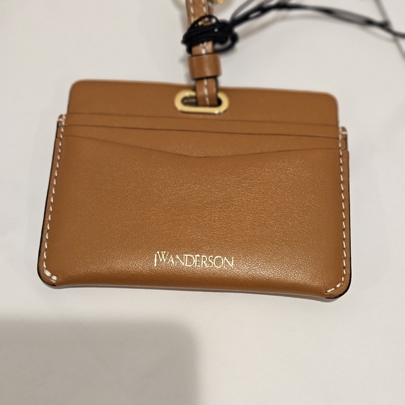 JW ANDERSON Safety Pin Leather Card Holder - UNISEX - Picture 4 of 8